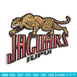 iupui jaguars logo embroidery design,ncaa embroidery,embroidery design,logo sport embroidery, sport embroidery.