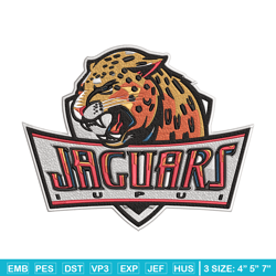 iupui jaguars logo embroidery design,ncaa embroidery,embroidery design,logo sport embroidery,sport embroidery