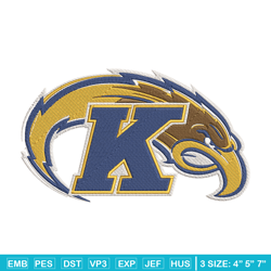 kent state logo embroidery design, ncaa embroidery, sport embroidery,logo sport embroidery,embroidery design