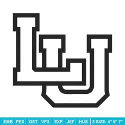 lamar university logo embroidery design,ncaa embroidery,sport embroidery,logo sport embroidery,embroidery design.