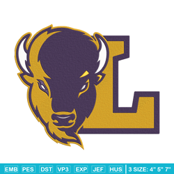 lipscomb bisons logo embroidery design,ncaa embroidery,embroidery design, logo sport embroidery, sport embroidery