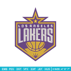 los angeles lakers logo embroidery design, nba embroidery,sport embroidery, embroidery design, logo sport embroidery