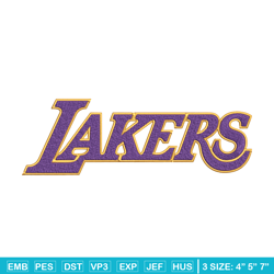 los angeles lakers logo embroidery design,nba embroidery, sport embroidery, embroidery design, logo sport embroidery.