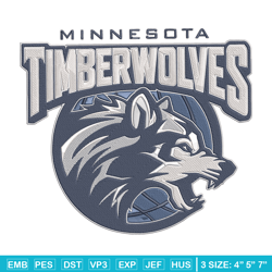 timberwolves design embroidery design, nba embroidery, sport embroidery, embroidery design, logo sport embroidery.