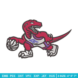 toronto raptors mascot embroidery design, nba embroidery, sport embroidery, embroidery design, logo sport embroidery