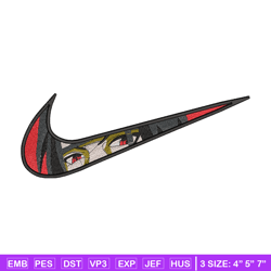 itachi eyes nike embroidery design, naruto embroidery, nike design, logo shirt, anime shirt, digital download