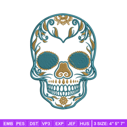 jacksonville jaguars skull embroidery design, jacksonville jaguars embroidery, nfl embroidery, logo sport embroidery.