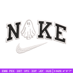 nike x ghost embroidery design, ghost embroidery, nike design, embroidery shirt, embroidery file,digital download