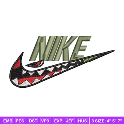 nike x logo car embroidery design, logo car embroidery, nike design, embroidery shirt, embroidery file,digital download