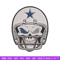 skull helmet dallas cowboys embroidery design, cowboys embroidery, nfl embroidery, sport embroidery, embroidery design.