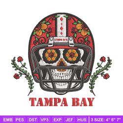 skull helmet tampa bay buccaneers embroidery design, buccaneers embroidery, nfl embroidery, logo sport embroidery.