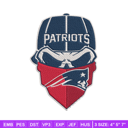 skull new england patriots embroidery design, patriots embroidery, nfl embroidery, sport embroidery, embroidery design.