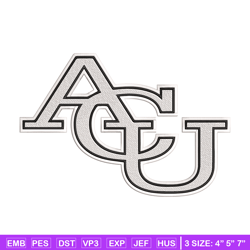 abilene christian logo embroidery design,ncaa embroidery, embroidery design, logo sport embroidery, sport embroidery.