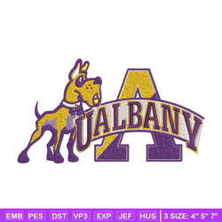 albany great danes logo embroidery design, ncaa embroidery, sport embroidery, logo sport embroidery, embroidery design