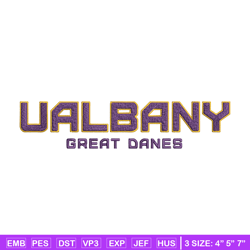 albany great danes logo embroidery design, ncaa embroidery, sport embroidery, logo sport embroidery,embroidery design