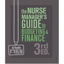 the nurse manager's guide to budgeting & finance, 3rd edition, e-books, pdf instant download