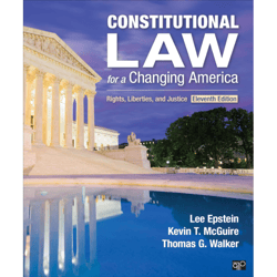 constitutional law for a changing america: rights, liberties, and justice eleventh edition, e-book
