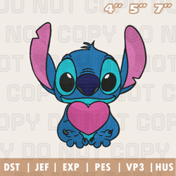 stitch in love embroidery machine design, valentine embroidery design, instant download