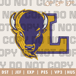 lipscomb bisons logo embroidery designs,ncaa logo embroidery designs, sport embroidery ,instant download