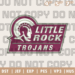 logo little rock trojans embroidery designs,ncaa logo embroidery designs, sport embroidery ,instant download