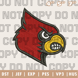 louisville cardinals logos embroidery designs,ncaa logo embroidery designs, sport embroidery ,instant download