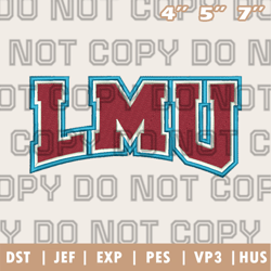 loyola marymount lions logo embroidery designs,ncaa logo embroidery designs, sport embroidery ,instant download