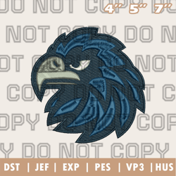 monmouth hawks logo embroidery designs,ncaa logo embroidery designs, sport embroidery ,instant download