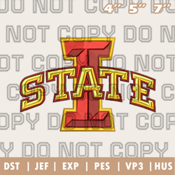iowa state cyclones logo embroidery designs,ncaa logo embroidery designs, sport embroidery ,instant download