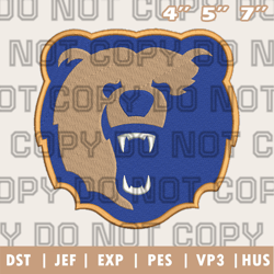 morgan state bears logos embroidery designs,ncaa logo embroidery designs, sport embroidery ,instant download