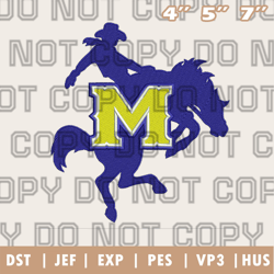 mcneese state cowboys logo embroidery design,ncaa logo embroidery designs, sport embroidery ,instant download
