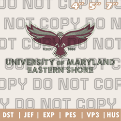 maryland-eastern shore hawks logo embroidery design,ncaa logo embroidery designs, sport embroidery ,instant download