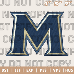 mount st. marys mountaineers logos embroidery design,ncaa logo embroidery designs, sport embroidery ,instant download