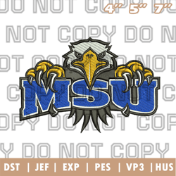 morehead state eagles logos embroidery design,ncaa logo embroidery designs, sport embroidery ,instant download
