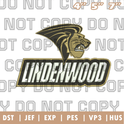 lindenwood lions logos embroidery designs,ncaa logo embroidery designs, sport embroidery ,instant download