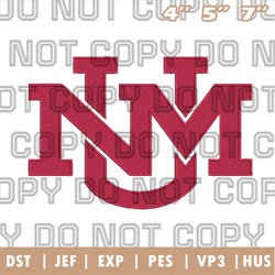 new mexico lobos logos embroidery design, ncaa logo embroidery designs, sport embroidery ,instant download