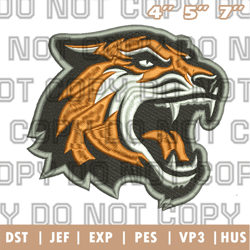 rit tigers logo embroidery design, ncaa logo embroidery designs, sport embroidery ,instant download