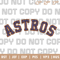 houston astros jersey logos embroidery design, mlb logo embroidery designs, sport embroidery ,instant download