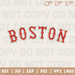 boston red sox jersey logo embroidery design, mlb logo embroidery designs, sport embroidery ,instant download