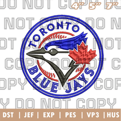 toronto blue jays alternate logos embroidery design, mlb logo embroidery designs, sport embroidery ,instant download