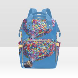 up balloons diaper bag backpack