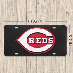 cincinnati reds license plate