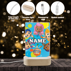 bubble guppies light, custom name