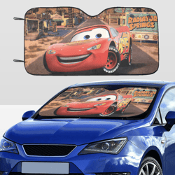 lightning mcqueen cars car sunshade