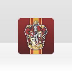 gryffindor cup coaster, square drink coaster, round coffee coaster