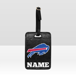 buffalo bills luggage tag custom name