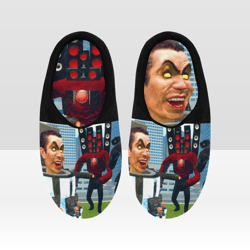 skibidi toilet slippers