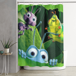 bug's life shower curtain
