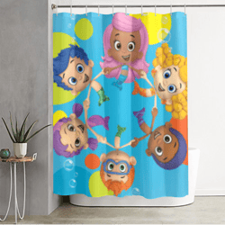 bubble guppies shower curtain