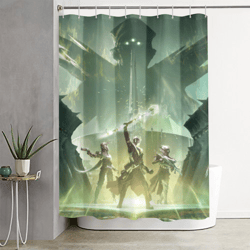 destiny 2 season of the witch sword shower curtain