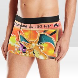 charizard card boxer briefs underwear